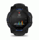 Instinct 3 – 50 mm, AMOLED - Black with Black/Bolt Blue Band - 010-03020-03 - Garmin 